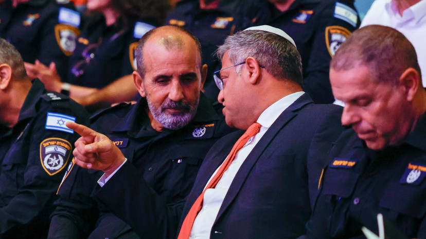 איתמר בן גביר, דני לוי (צילום: אורן בן חקון, פלאש 90)