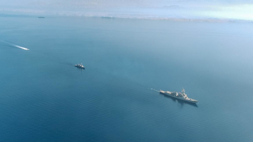 תרגיל של חיל הים עם הצי האמריקאי (צילום: דובר צה"ל)