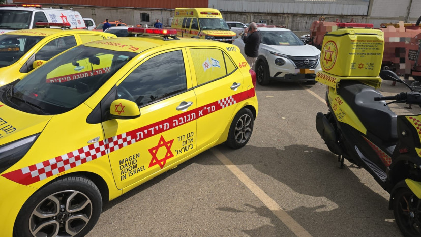 שתי נשים נפצעו באשדוד (צילום: מד"א)