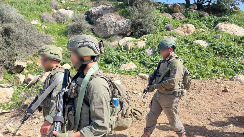 לוחמי המילואים של גדוד 8109 (צילום: אבי אשכנזי)