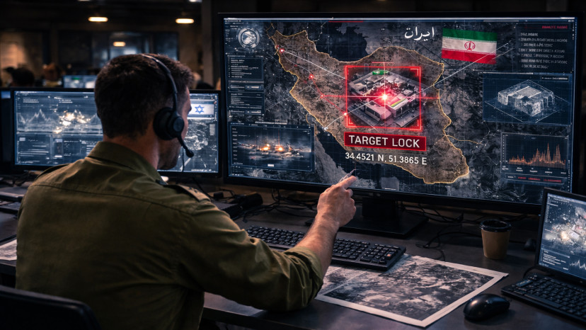 מרכז פיקוד צבאי (צילום: AI)