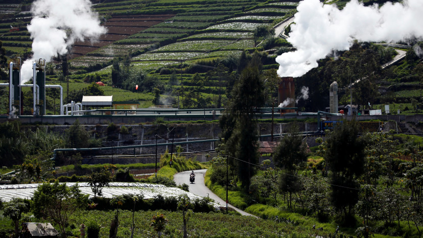 תחנת הכוח גיאותרמית (צילום: רויטרס)