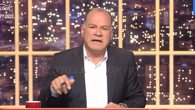 העיתונאי המצרי נשאת א-דיהי  (צילום: מסך)