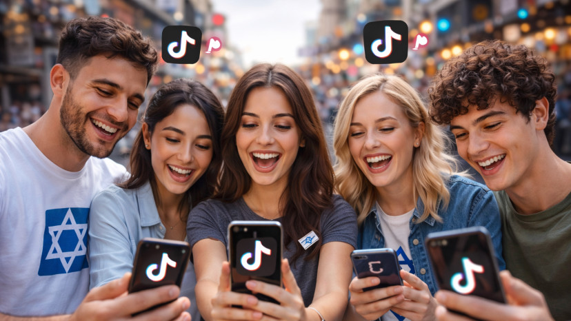 טיקטוק הוא חלק בולט בשיח (צילום: AI)