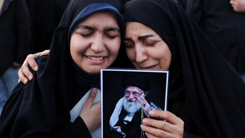 אבל באיראן לאחר חיסול עלי חמינאי (צילום: רויטרס)