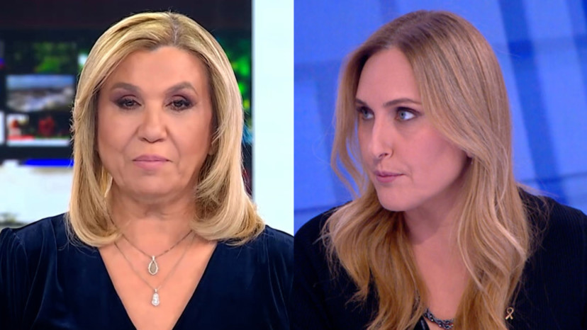 קרן מרציאנו, איילה חסון (צילום: צילום מסך ערוץ 12, צילום מסך כאן 11)