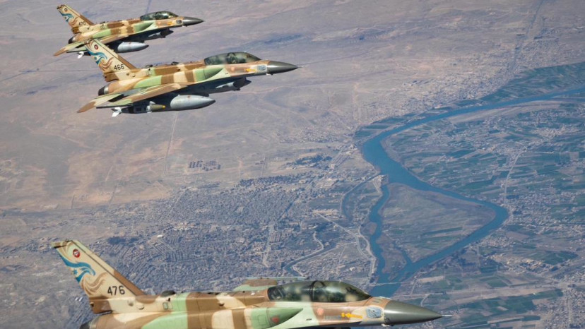 מטוסי חיל האוויר (F-16) בדרך לאיראן  (צילום: דובר צה"ל)