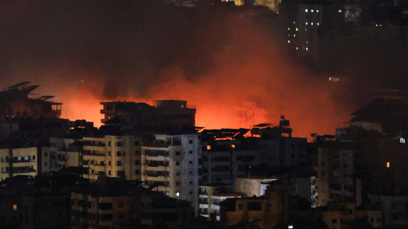 פיצוצים בלבנון בעקבות מתקפה ישראלית (צילום: רויטרס)