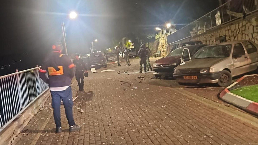 זירת הנפילה בגליל (צילום: תיעוד מבצעי מד"א)