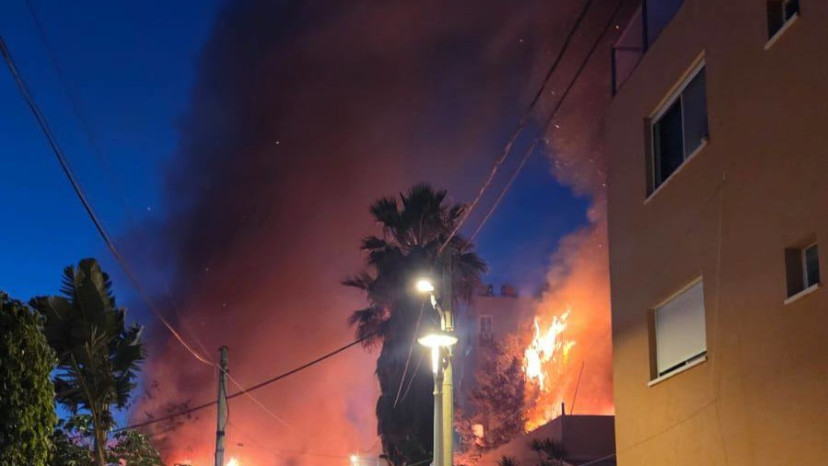 פגיעה בבית בנהריה (צילום: שימוש לפי סעיף 27א')