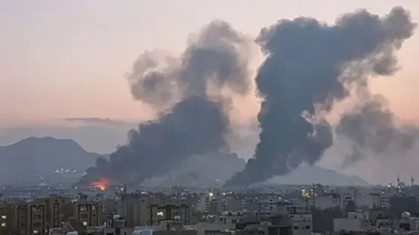 תקיפה באיראן (צילום: רשתות חברתיות)