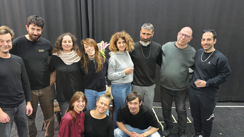 תיאטרון באר שבע - באר-שבסקיה חזרות תחת מלחמה (צילום: תיאטרון באר שבע)