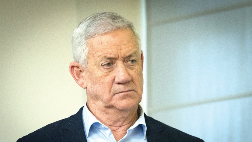 בני גנץ (צילום: יונתן זינדל, פלאש 90)