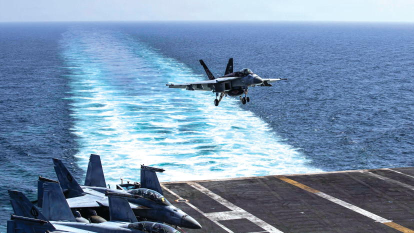 נושאת המטוסים אברהם לינקולן (צילום: רויטרס)