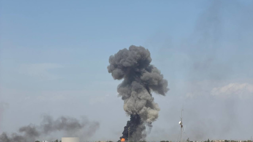 תקיפה באיראן (צילום: רשתות ערביות)