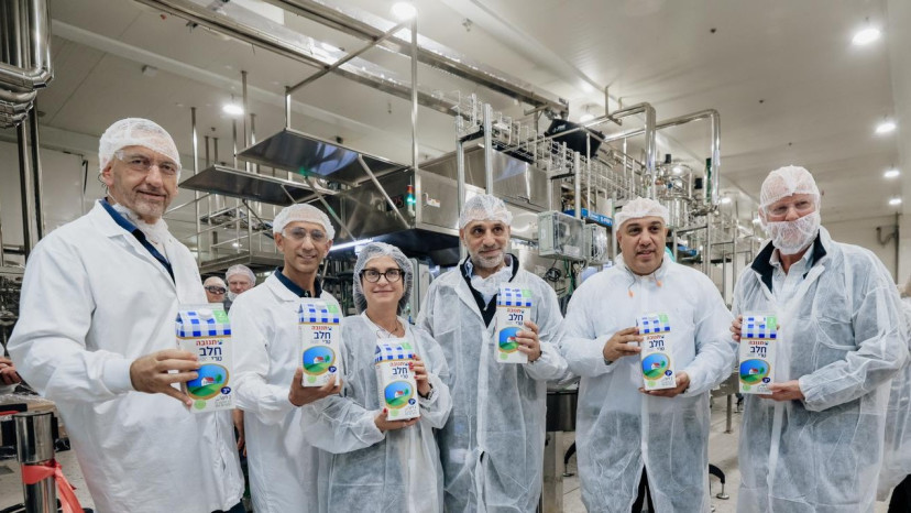 חניכת קו ייצור חדש בתנובה (צילום: יקיר עמוס)