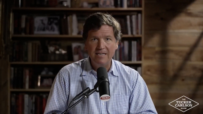 טאקר קרלסון (צילום: צילום מסך רשתות חברתיות)