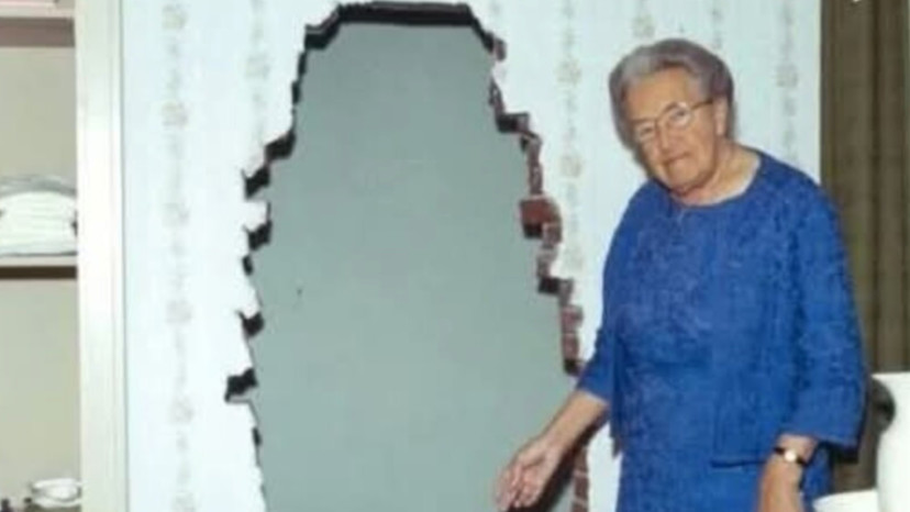 הקיר הכפול והחור שגילה הכל (צילום: רשתות חברתיות, שימוש לפי סעיף 27 א')