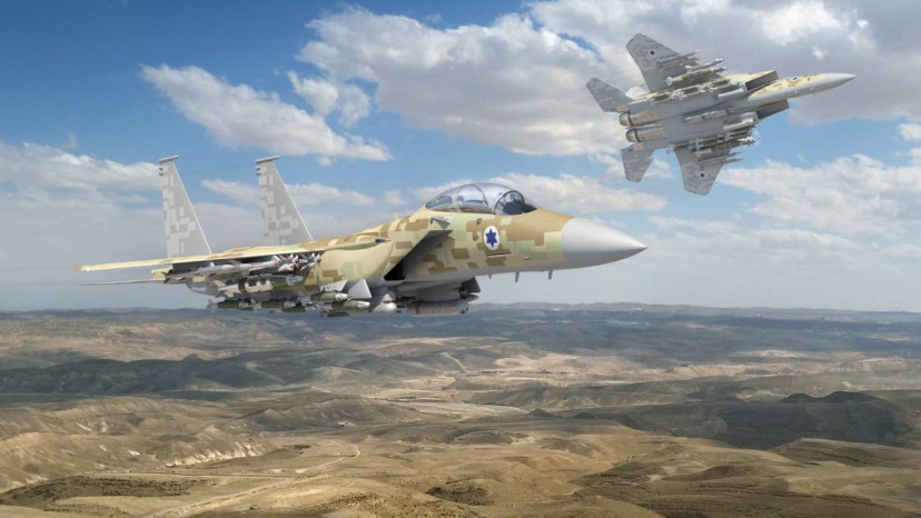 טייסות הקרב  F35 ו-F15IA (צילום: Boeing)