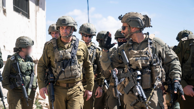 הרמטכ"ל אייל זמיר בסיור בדרום לבנון (צילום: דובר צה"ל)