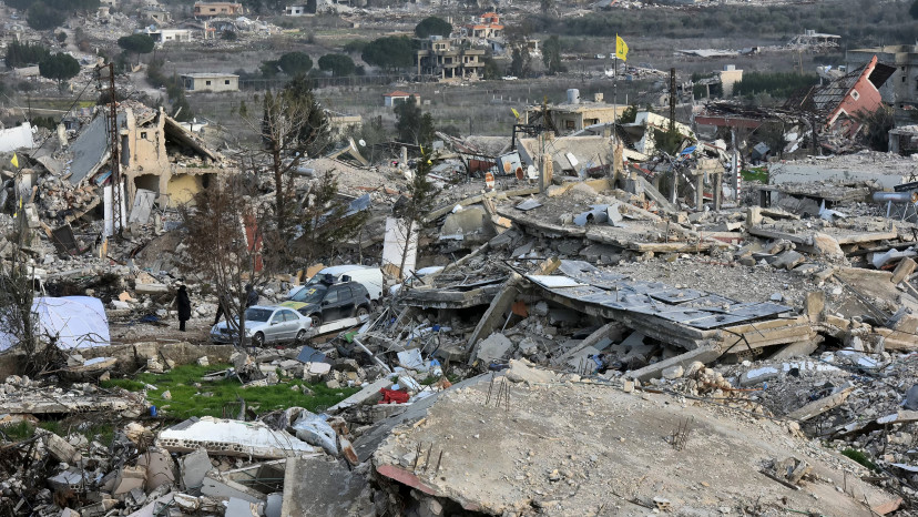 הרס בלבנון (צילום:  FADEL ITANI/AFP via Getty Images)