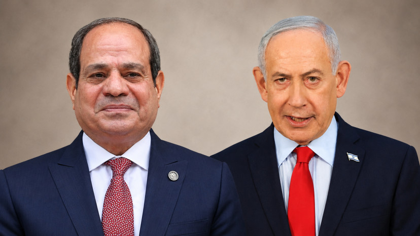 בנימין נתניהו, עבד אל-פתח א-סיסי (צילום: רויטרס)