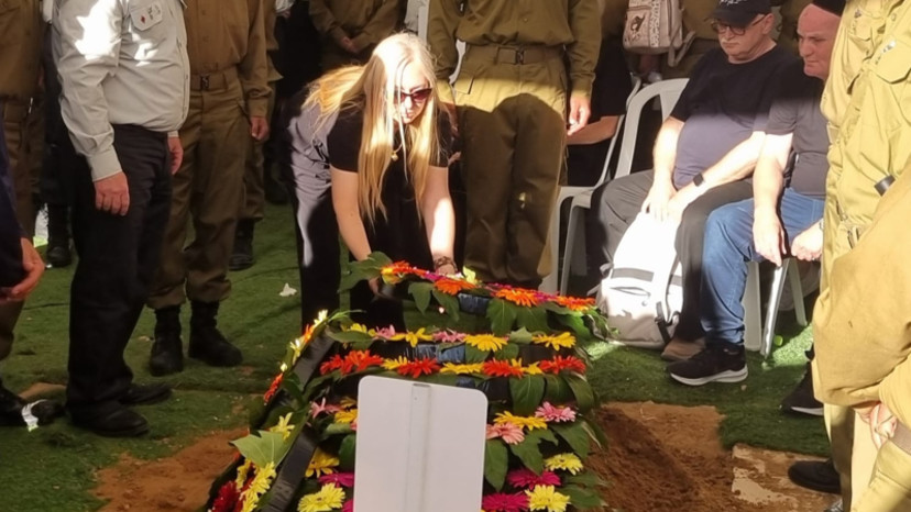 הלווית סמ"ר מיכאל טיוקין ז"ל (צילום: אבי רוקח)