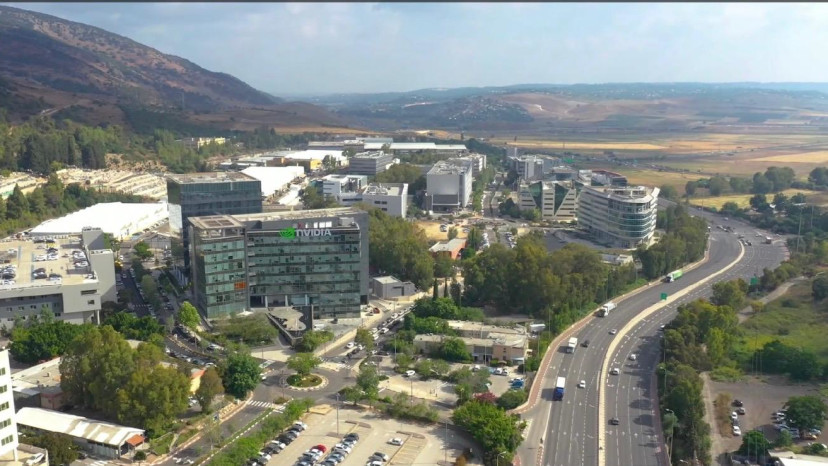 משרדי אנבידיה ביקנעם (צילום: עיריית יקנעם)