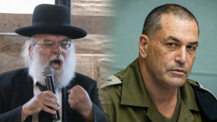 אייל זמיר והרב אריה יזדי (צילום: יונתן זינדל פלאש 90,צילום מסך רשת X)