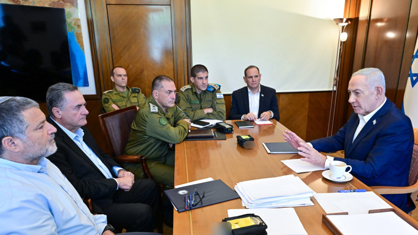 בנימין נתניהו מקיים התייעצות לאחר הפיגוע בשומרון (צילום: קובי גדעון לע"מ)