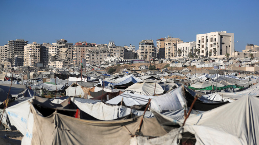 רצועת עזה (צילום: REUTERS/Dawoud Abu Alkas)