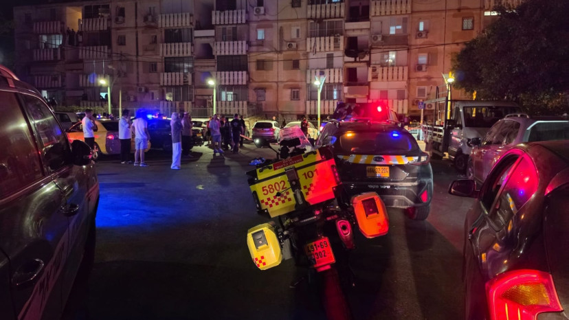 זירת הירי בנתיבות (צילום: תיעוד מבצעי מד"א)