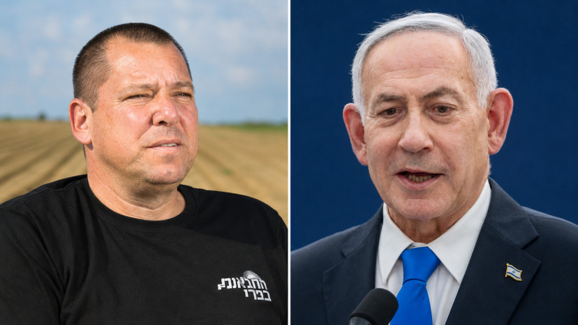 בנימין נתניהו, אבידע בכר (צילום: חיים גולדברג, פלאש 90, לירון מולדובן)