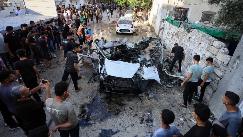 סיכול ממוקד ברצועת עזה (צילום: REUTERS/Dawoud Abu Alkas)