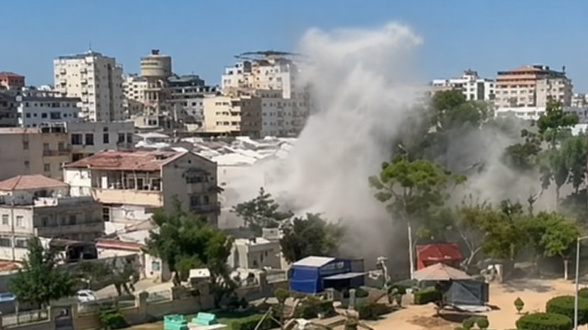 תיעוד אחד החיסולים בעזה (צילום: דובר צה"ל)