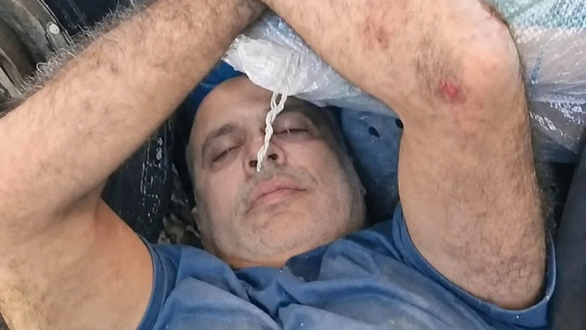 בכיר חמאס שנעצר בעזה (צילום: רשתות ערביות)