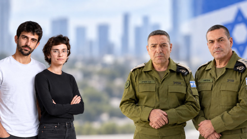 אייל זמיר, אפי דפרין, יובל אברהם, רחל שור (צילום: בינה מלאכותית)