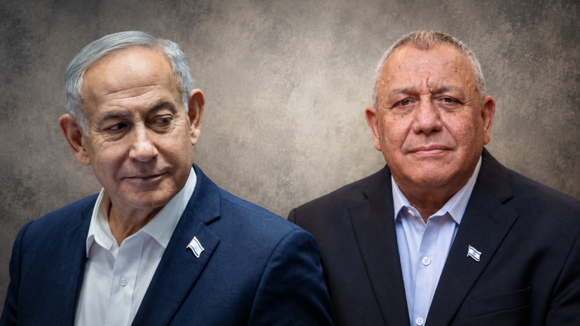 בנימין נתניהו, גדי איזנקוט (צילום: פלאש 90,מארק ישראל סלם, ג'רוזלם פוסט)