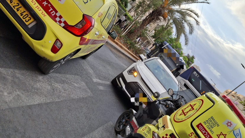 צוותי מד"א במודיעין עילית (צילום: תיעוד מבצעי מד"א)
