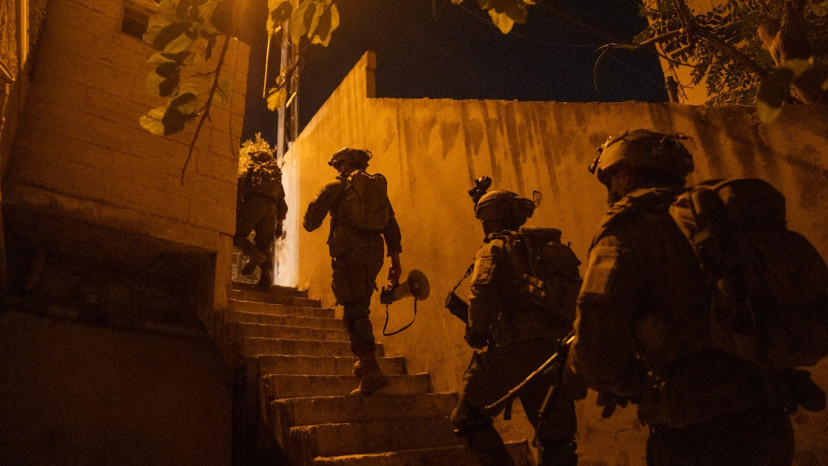 פעילות כוחות מג"ב וצה"ל ביהודה בעקבות הפיגוע (צילום: דובר צהל)