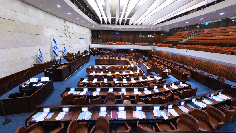 כנסת ישראל ריקה (צילום: אוליביה פיטוסי, פלאש 90)