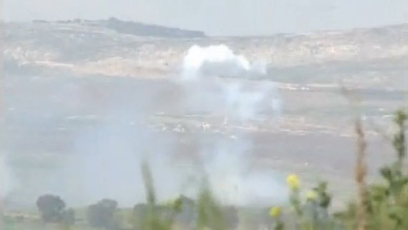 עשן וירי בצפון, גבול לבנון (צילום: רויטרס)