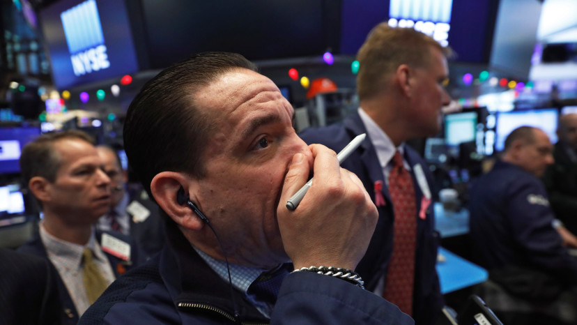 סוחר מניות בוול סטריט (צילום: רויטרס)