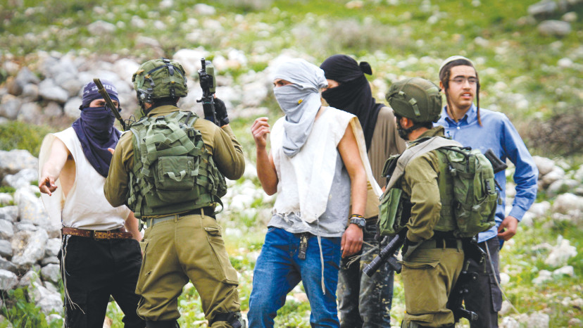 חיילי צה"ל מתעמתים עם מתנחלים ליד שכם, ארכיון (למצולמים אין קשר לנאמר בכתבה) (צילום: נאסר ישתעיא, פלאש 90)