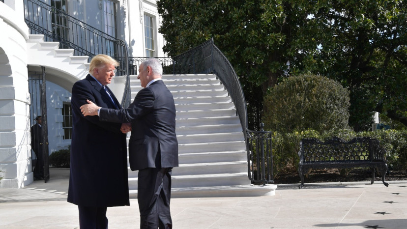 נתניהו וטראמפ (צילום: קובי גדעון, לע"מ)
