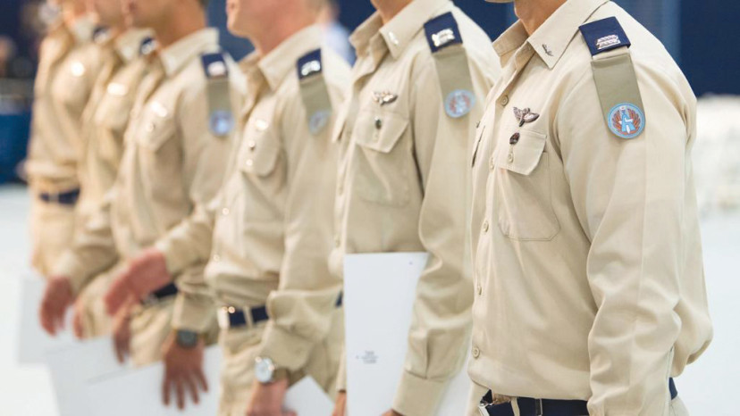 סיום טקס קורס טיס 182 (צילום: דובר צה"ל)