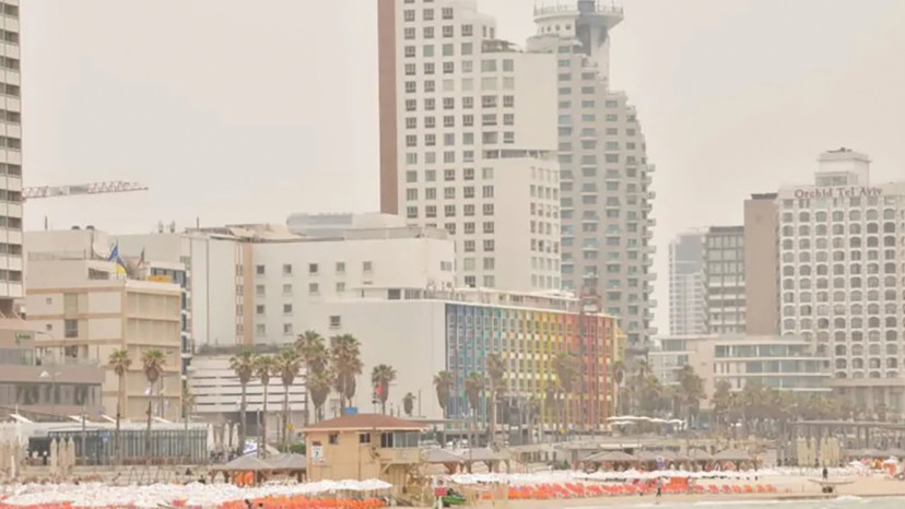 זיהום אוויר בתל אביב (צילום: אבשלום ששוני)