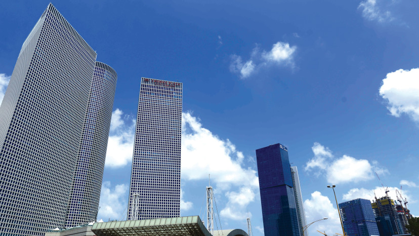 מגדלי עזריאלי (צילום: תומר נויברג, פלאש 90)