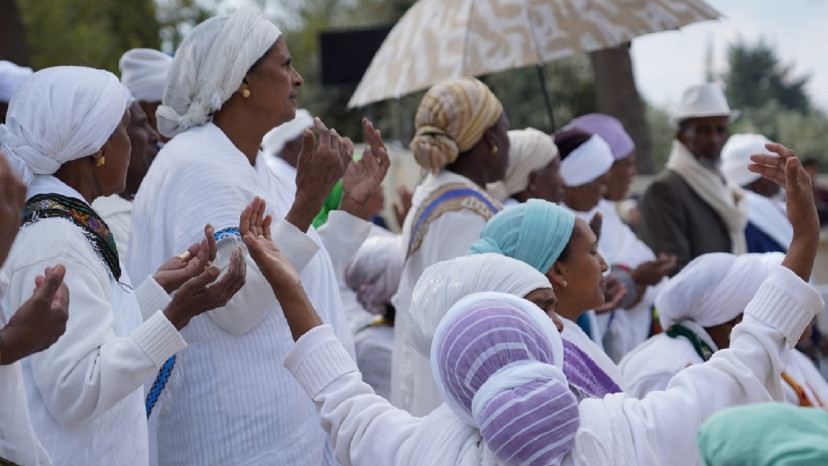 חג הסיגד (צילום: התאגיד הממלכתי - המרכז למורשת יהדות אתיופיה)