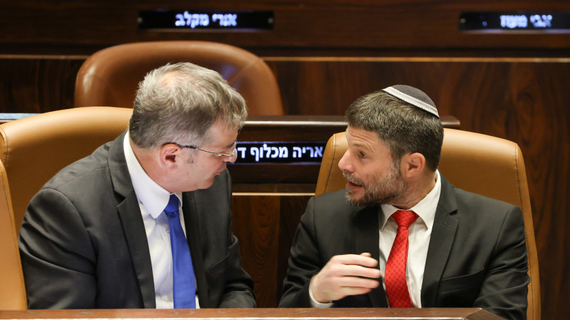 בצלאל סמוטריץ', יואב קיש (צילום: נועם מושקוביץ, דוברות הכנסת)